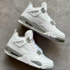 Nike Air Jordan 4 Retro White Oreo Style
